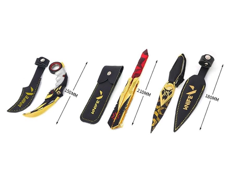 カランビット Amazon.co.jp: ヴァロラント ナイフ 3点セット バタフライナイフ